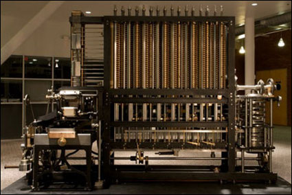 Babbage tervei alapján épített differenciálgép. Foto: Marcin Wichary