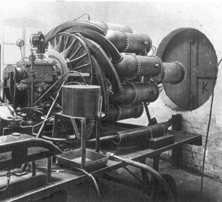 A WU nevű kísérleti gázturbina a második átépítés után