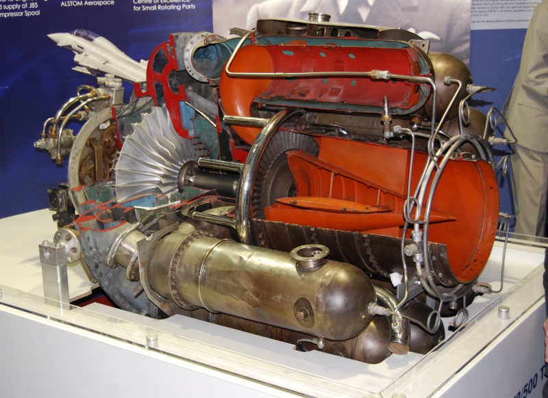 A W2/500-as sugárhatómű metszete 1942-ből, kattintásra nagyítható Forrás: lutterworthmuseum.com